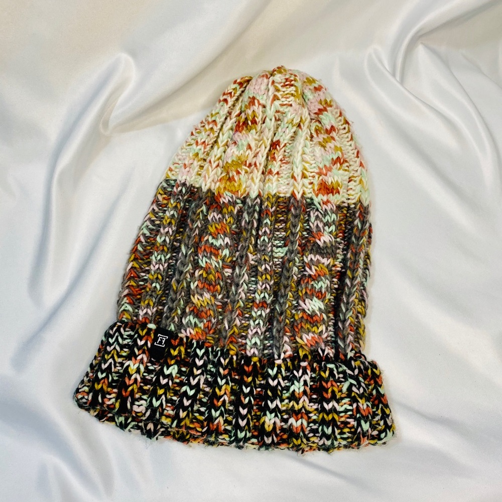 Colorful knit hat